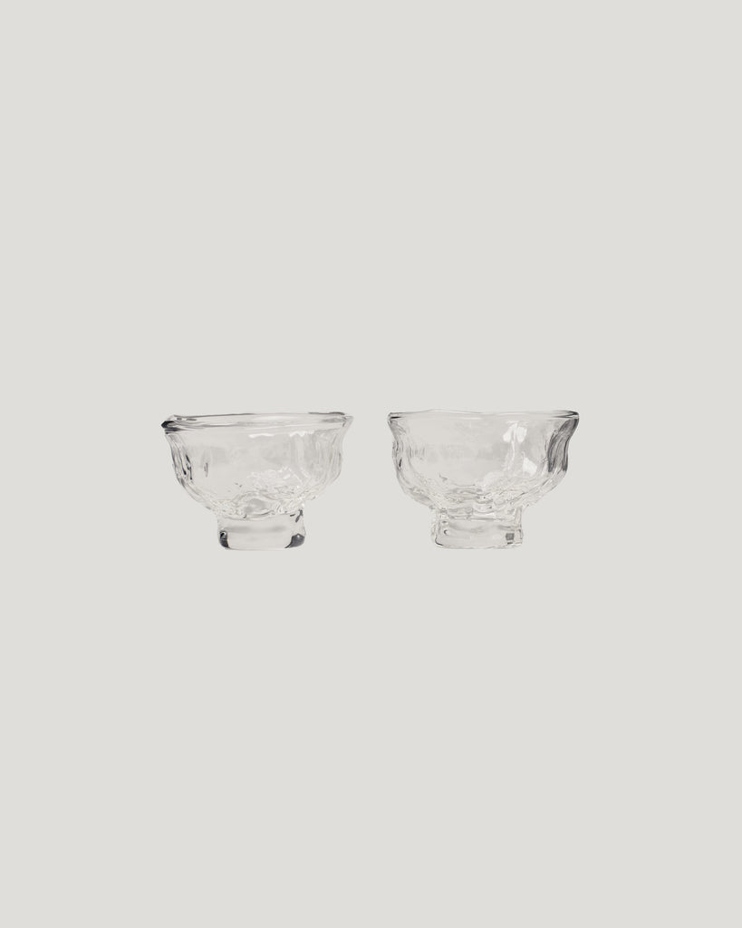 Handcrafted organic glass cup