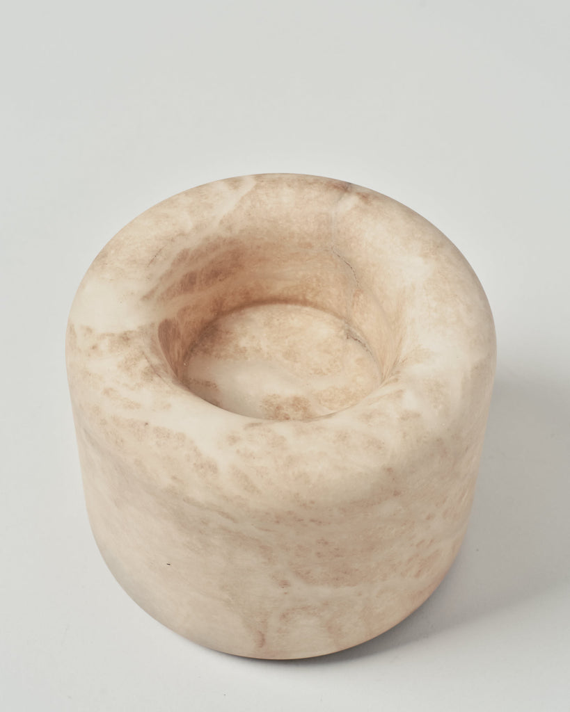 Tall Alabaster Bowl