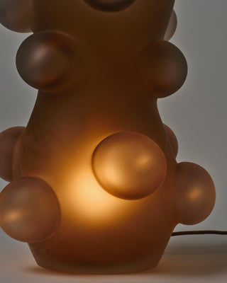 Bubbled Lamp, Amber
