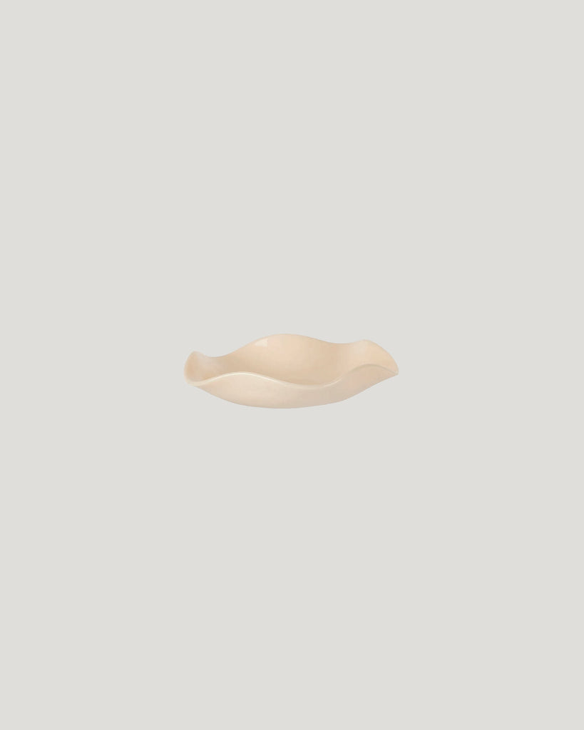 Small Petal Plate, Almond