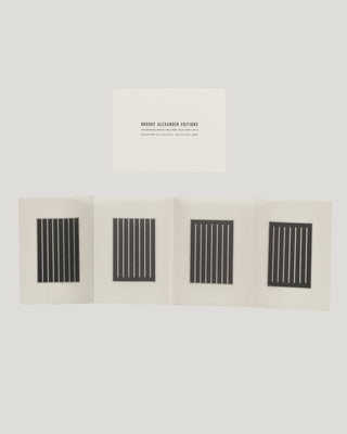 Original opening invitation card for Donald Judd