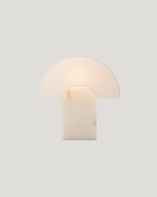 Edna Table Lamp, White Alabaster