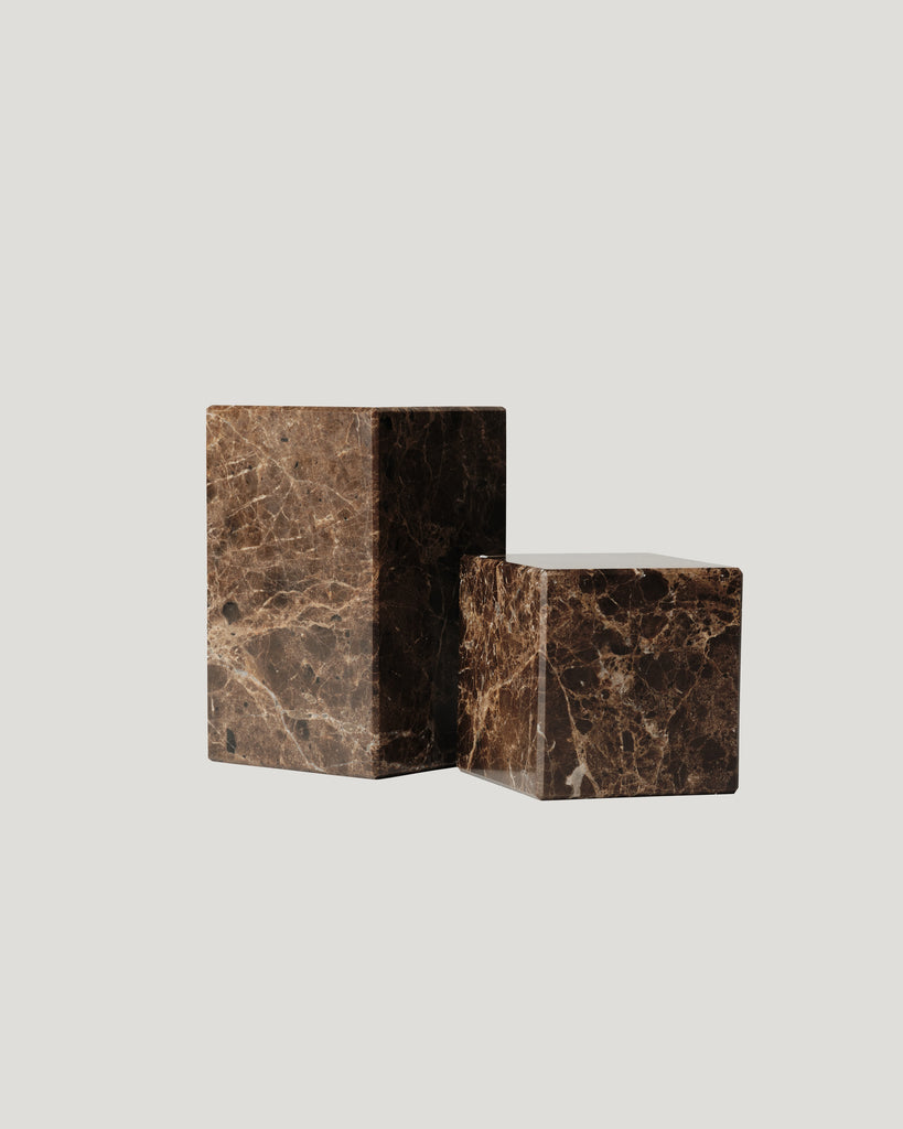 Marble Asymmetric Book Ends