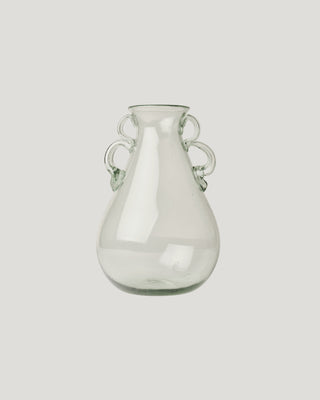 Double Handle Blown Glass Vase