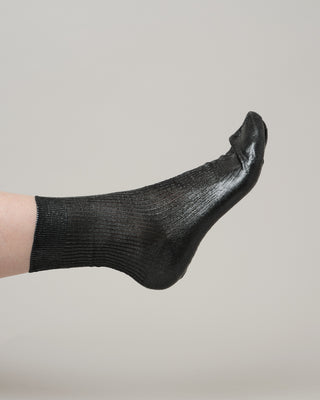 Iridescent Ribbed Sock