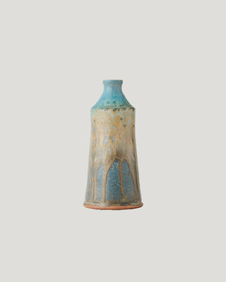 Blue - Wheel thrown stoneware bottle