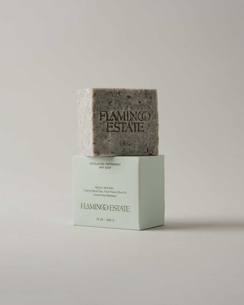 Exfoliating Peppermint Soap Brick