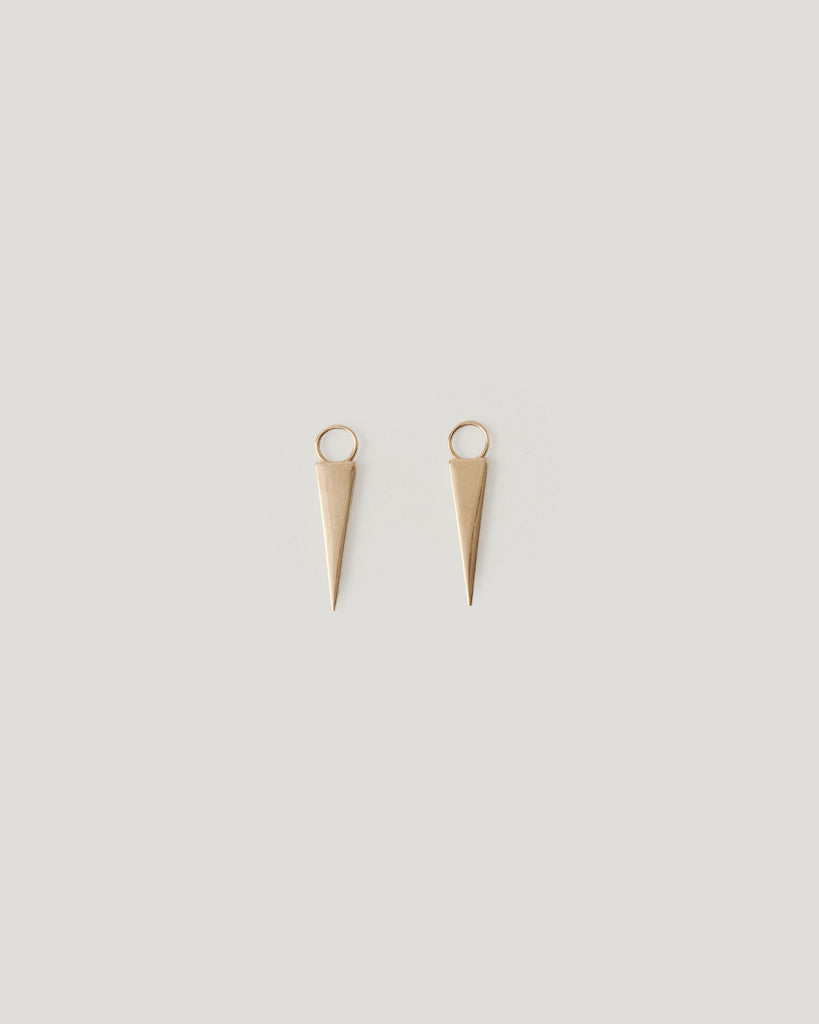 Spike Earring Charm 9k Gold