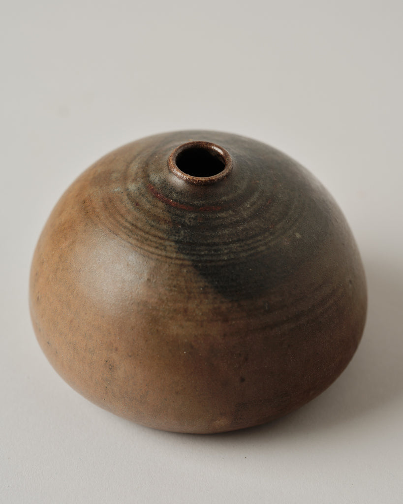 Dark Round Bud Vase