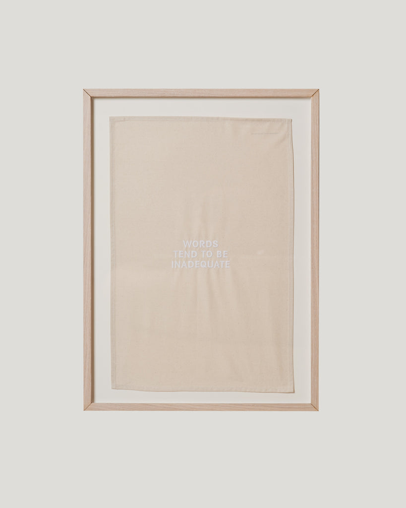 Words tend to be inadequate, Jenny Holzer