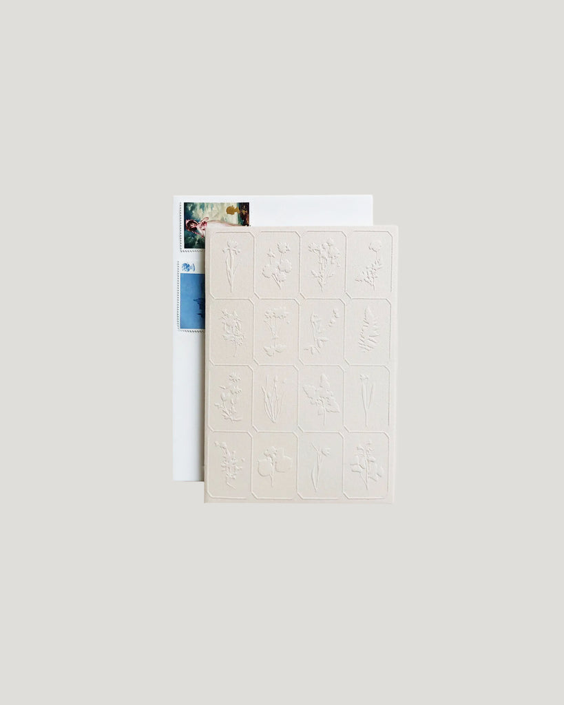 Embossed Floral Card