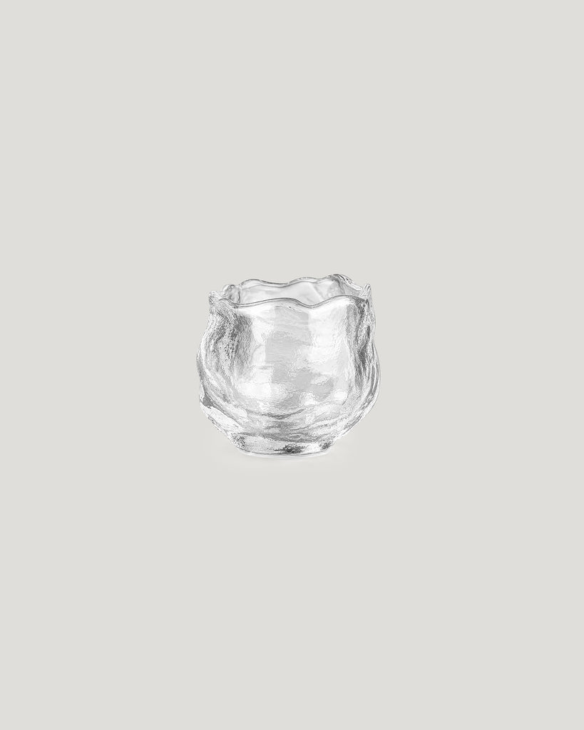 Round Wabi Sabi Glass Tea Cup