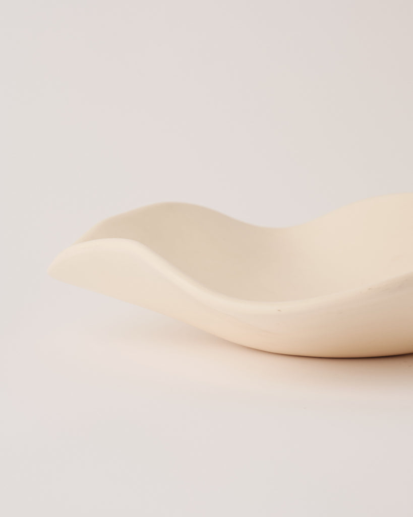 Vintage Rippled Signed Studio Pottery