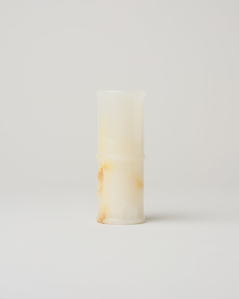 Jasper Vase, White Onyx