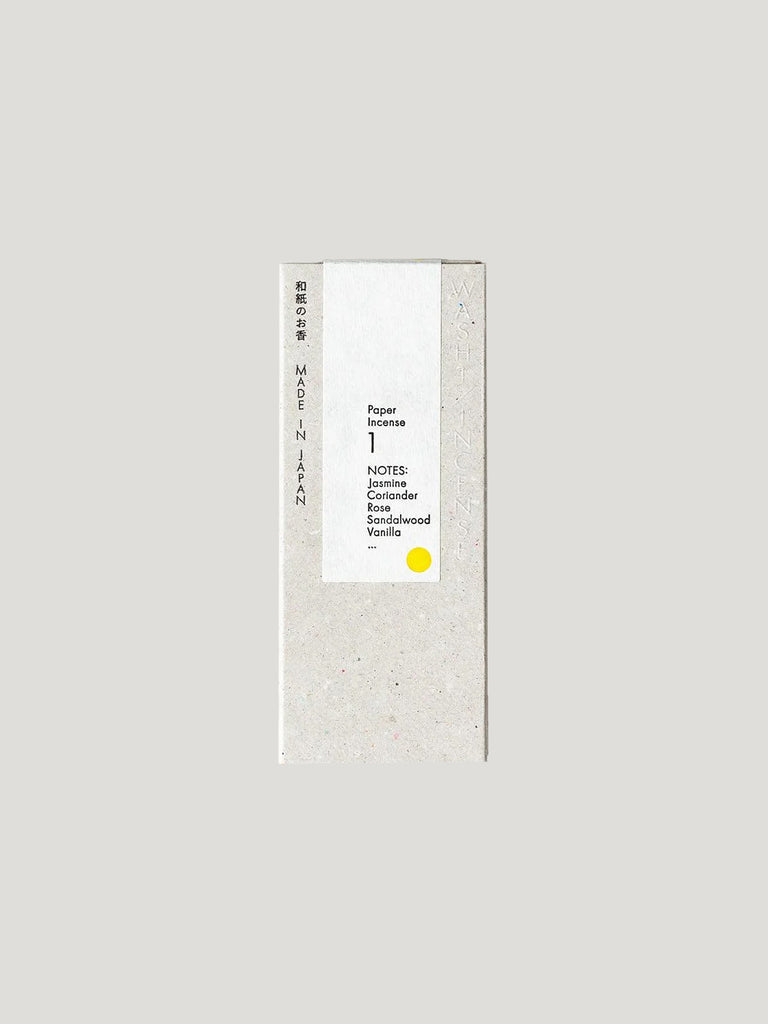Washi Paper Incense Strips: Floral Warmth