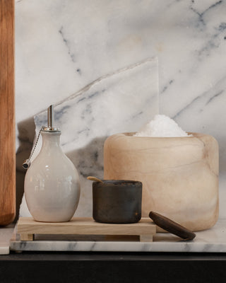 Tall Alabaster Bowl