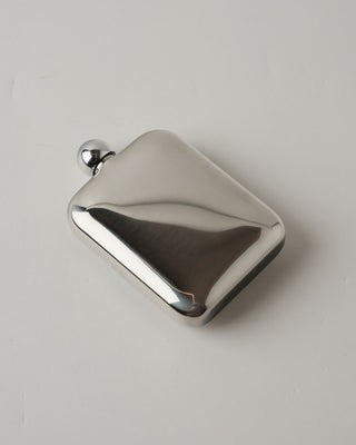 6 oz polished stainless steel flask