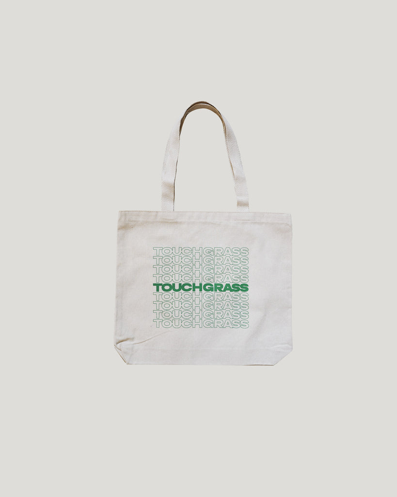 Touch Grass Tote Bag