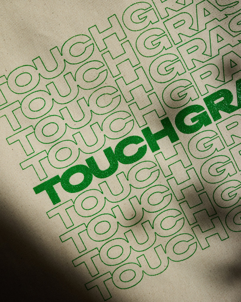 Touch Grass Tote Bag