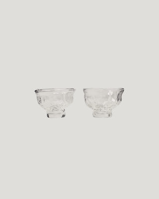 Handcrafted organic glass cup