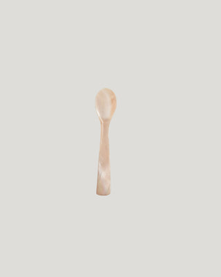 Pink mother of pearl caviar spoon