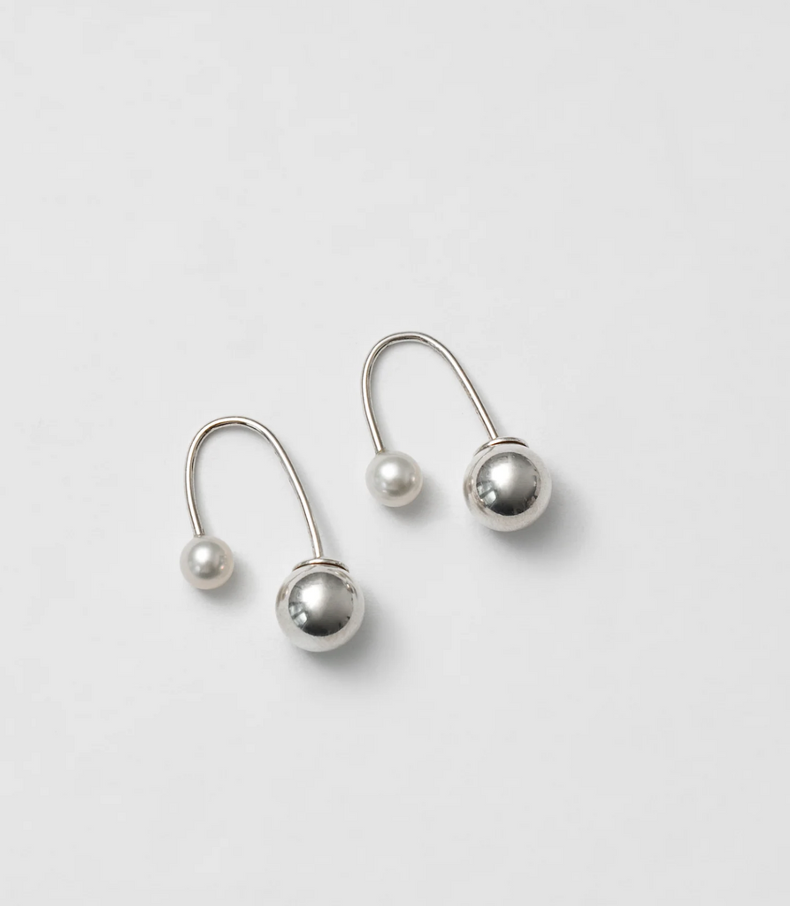 Beatrice Pearl and Drop Earrings