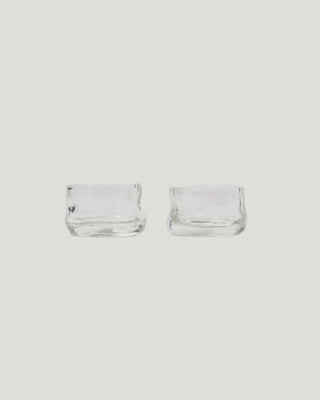 Small organic handmade glass vessel