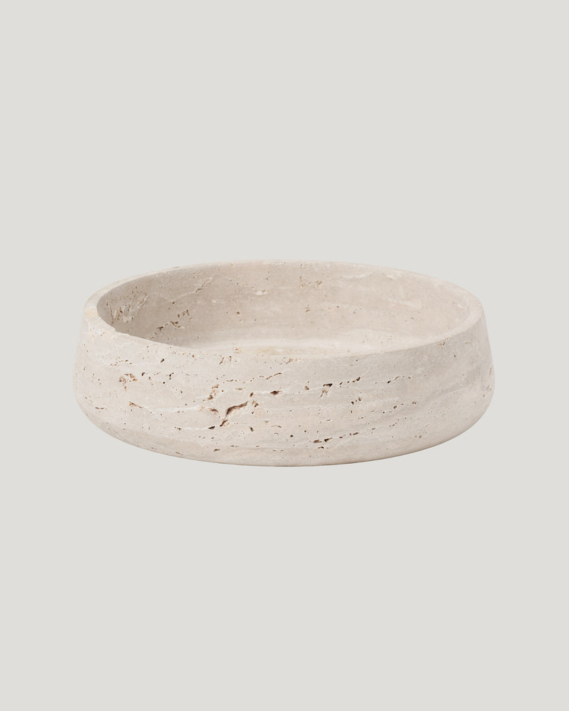 Travertine Decorative Bowl, Large