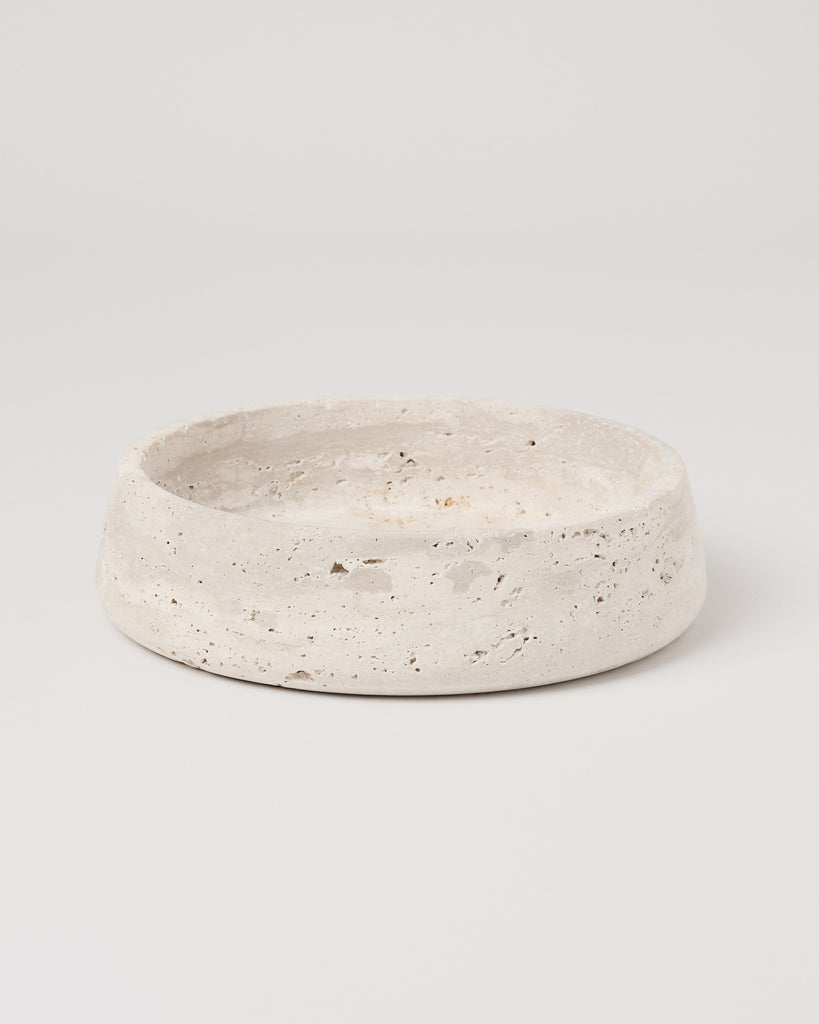 Travertine Decorative Bowl, Small