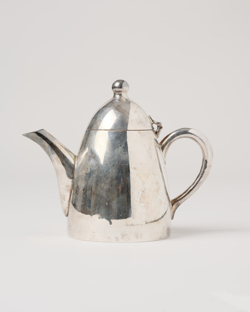 Silver Deco Coffee Pot