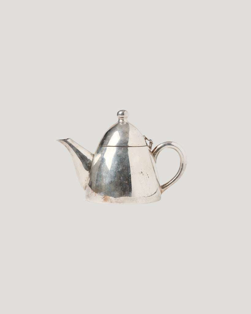 Silver Deco Tea Pot