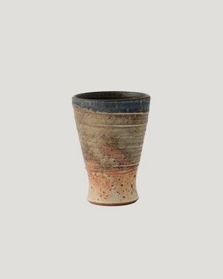 Stoneware Cup in Shino, Matte White, and Val’s Baby Blue