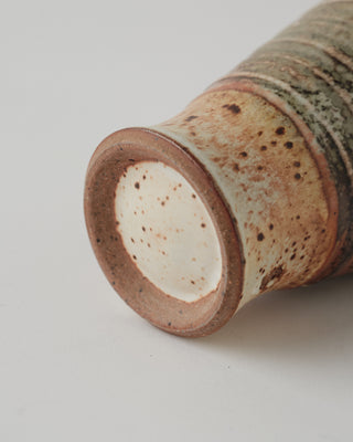 Stoneware Cup in Shino, Matte White, and Val’s Baby Blue