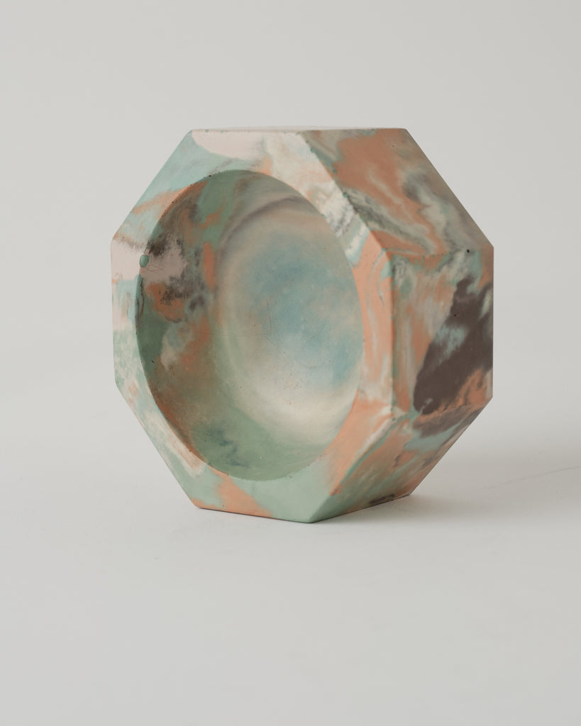 Concrete Cat Pastel Concrete Bowl