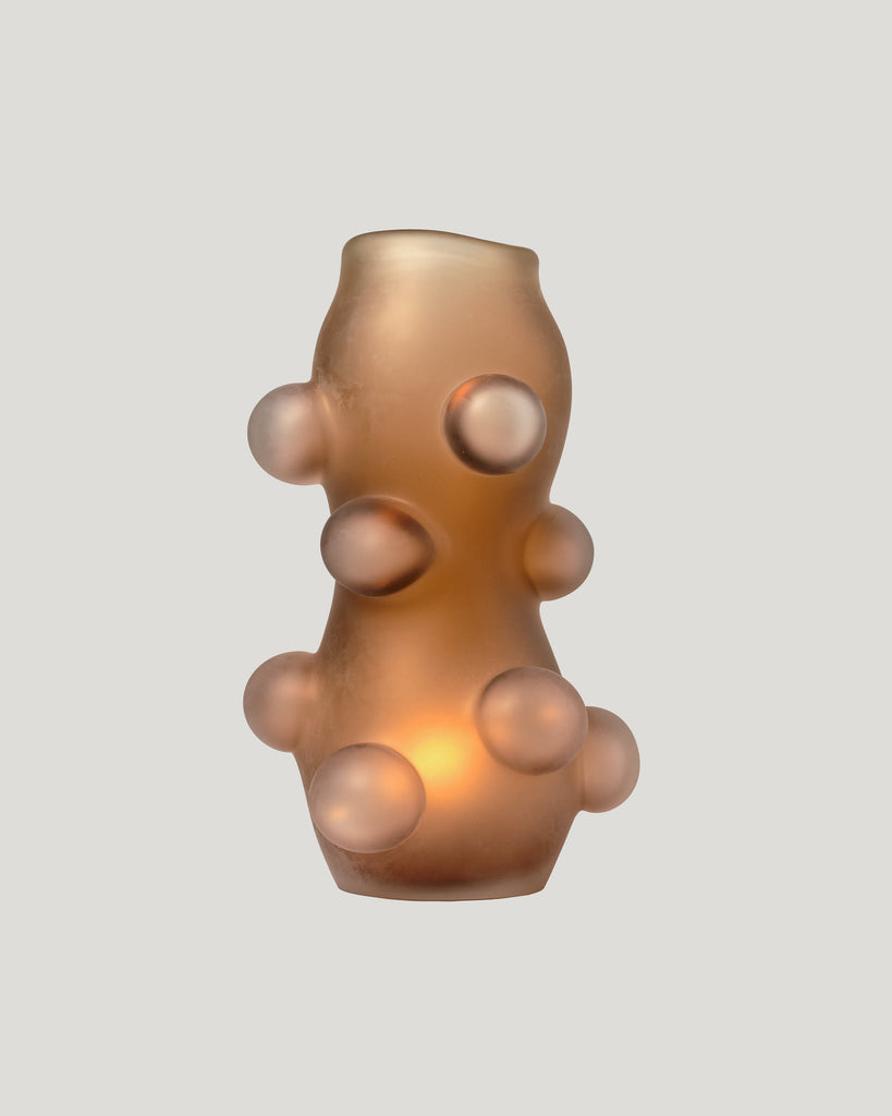 Bubbled Lamp, Amber