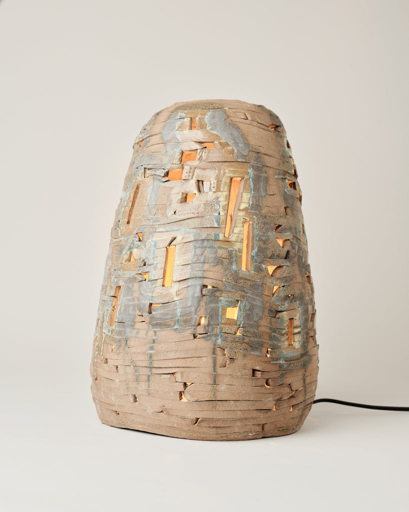 Ceramic Beehive Lamp