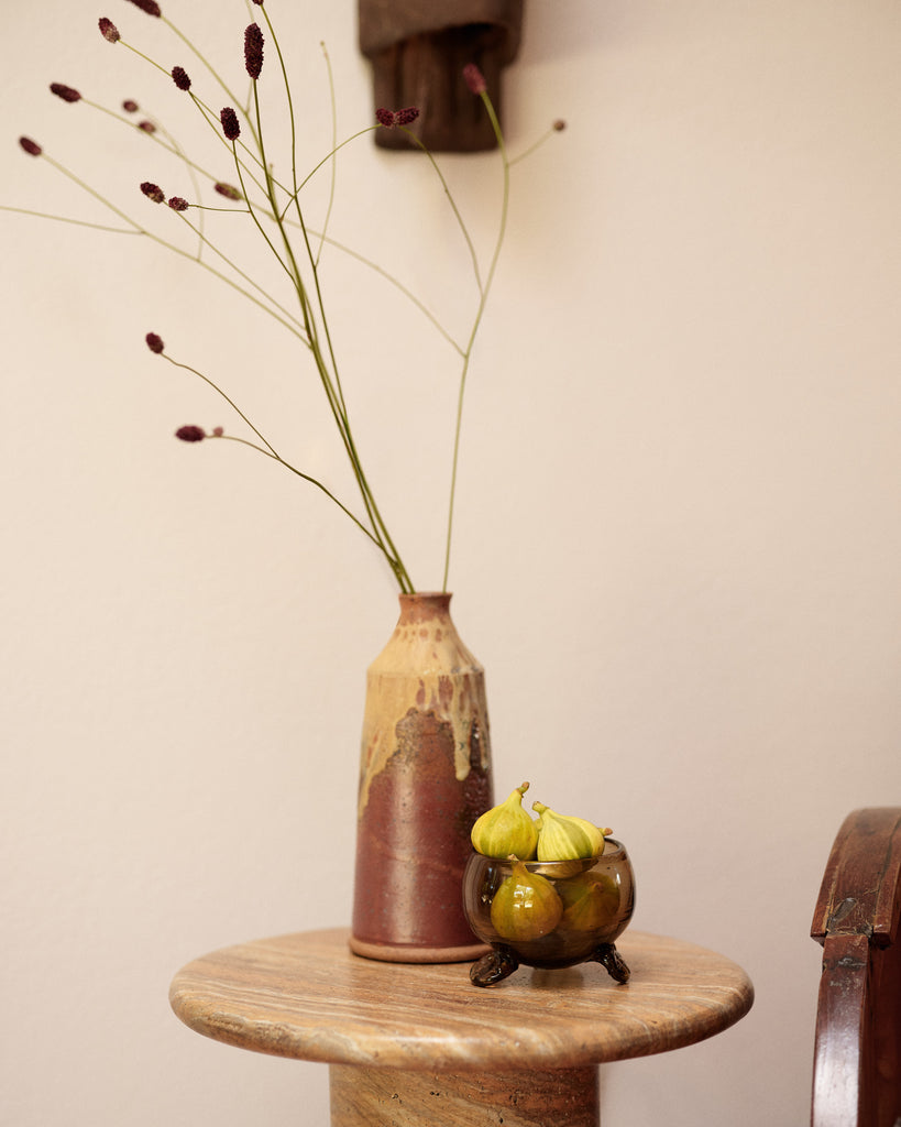 Red - Wheel thrown stoneware bottle