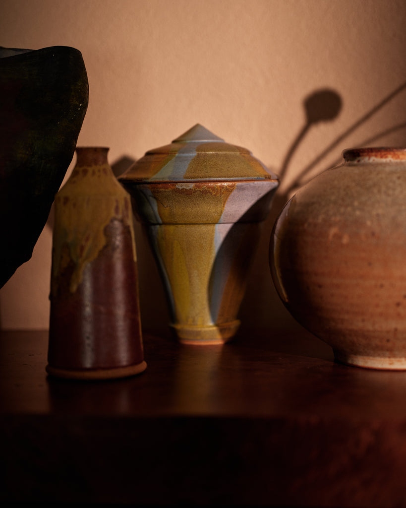Signed Stoneware Jar