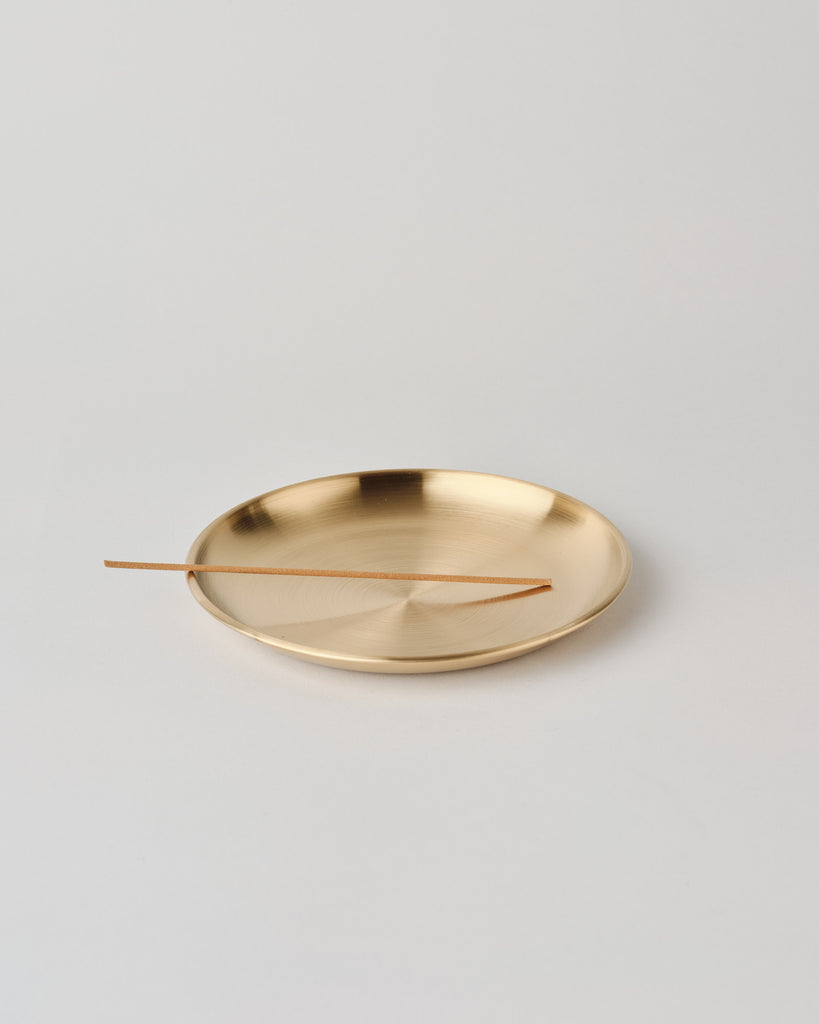 Brass Incense Round Tray