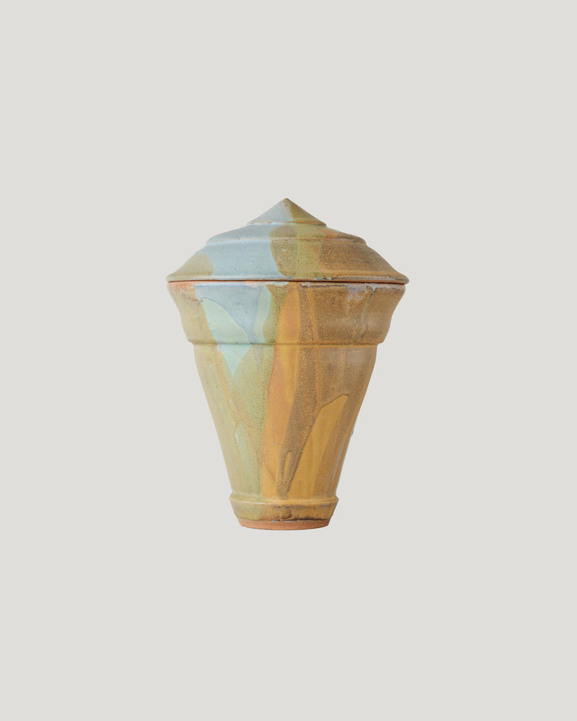 Signed Stoneware Jar