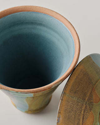 Signed Stoneware Jar