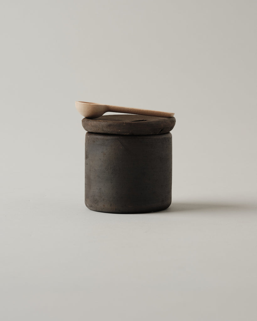 Lidded Terracotta Salt Cellar