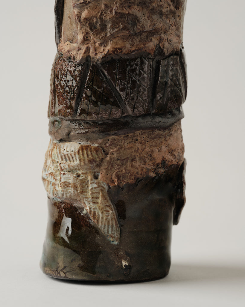 Brutalist Pottery Vase