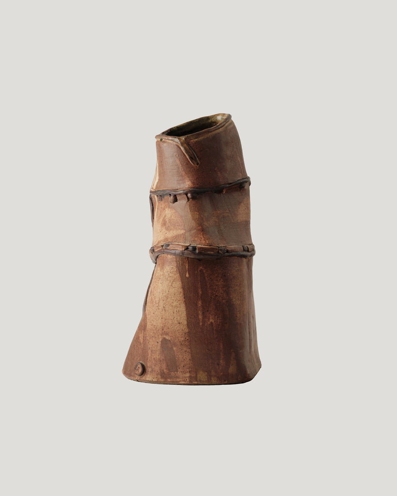 Rust Tiered Vase