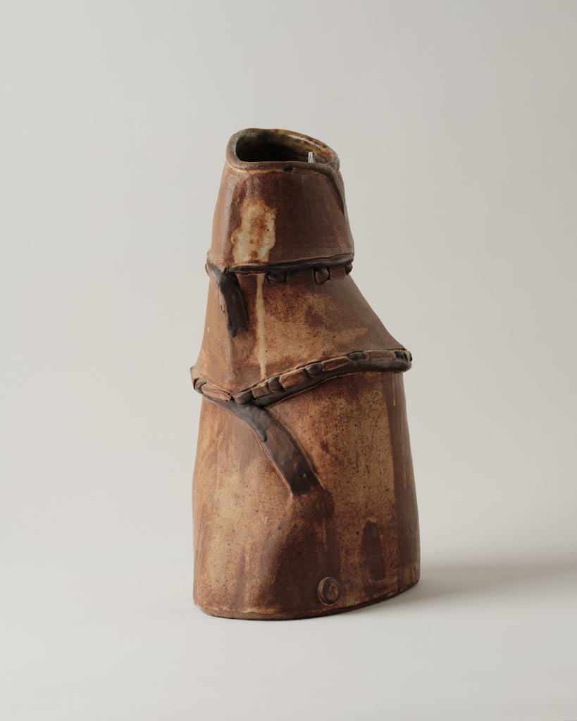 Rust Tiered Vase