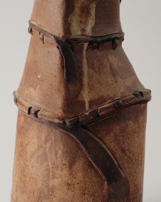 Rust Tiered Vase