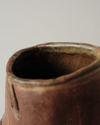 Rust Tiered Vase