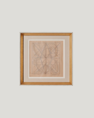 Frank Stella Pencil on Paper
