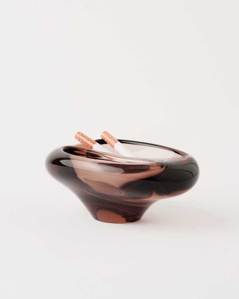 Vintage Czech Glass Ashtray