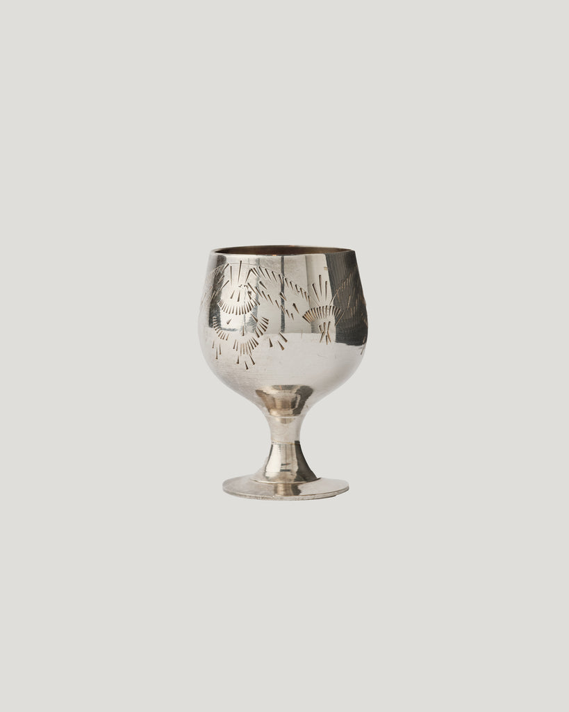 Vintage Silver Goblet Matchstick Holder